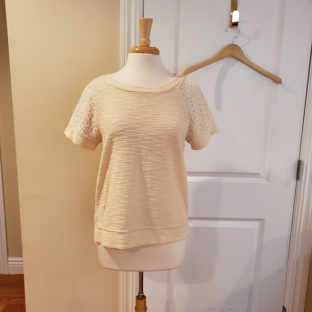 Lou and grey cream color top